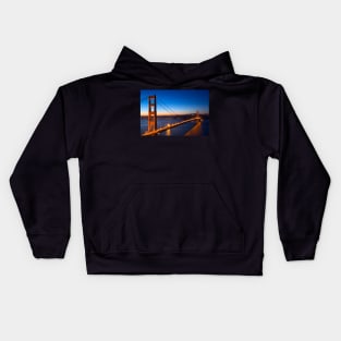 Golden Gate Dawn Bridge Kids Hoodie